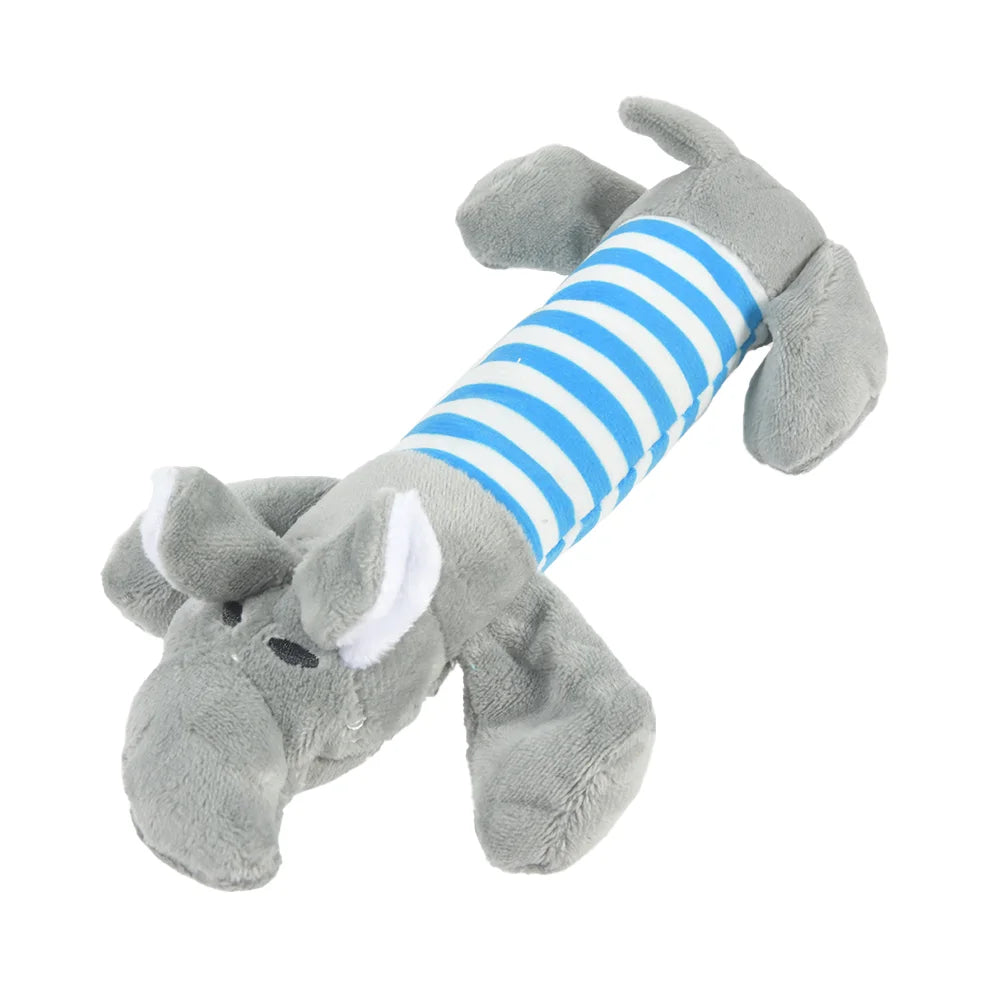 Peluche Interactive pour Chien & Chat – Jouet à Mâcher en Peluche Animaux (Tigre, Lion, Renard...)