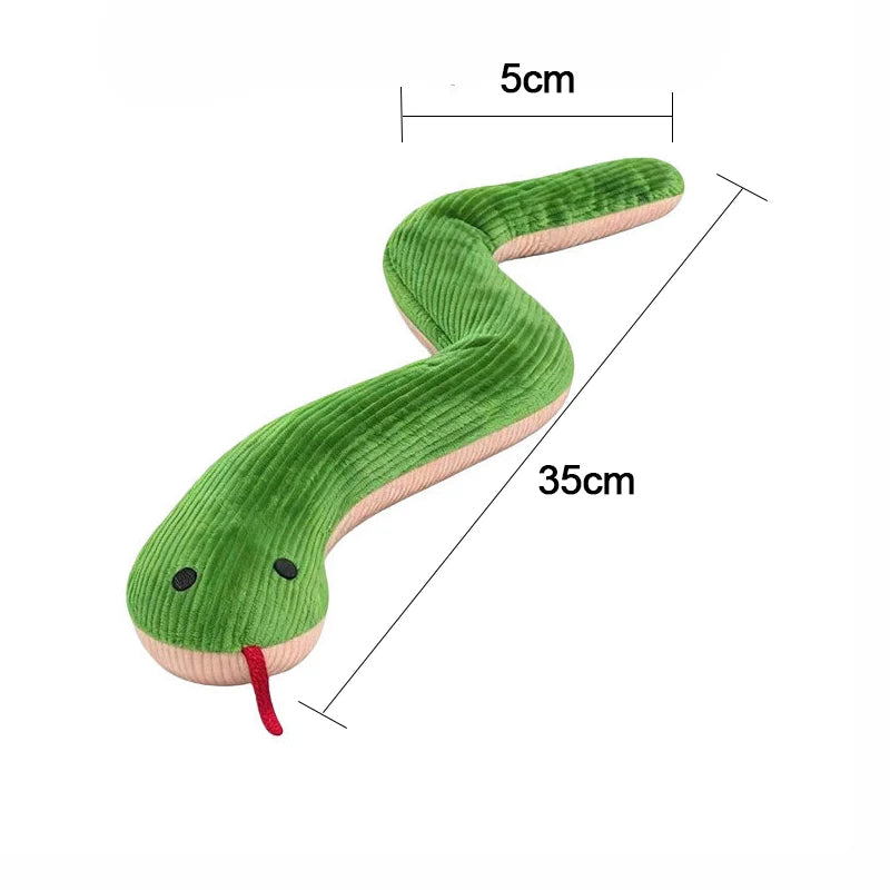 Jouet Serpent Interactif pour Chat & Chien – Peluche Kick 42cm Jeu d’Intérieur