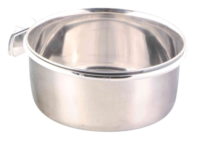 Trixie Feeding Bowl With Screw Mount Stainless Steel