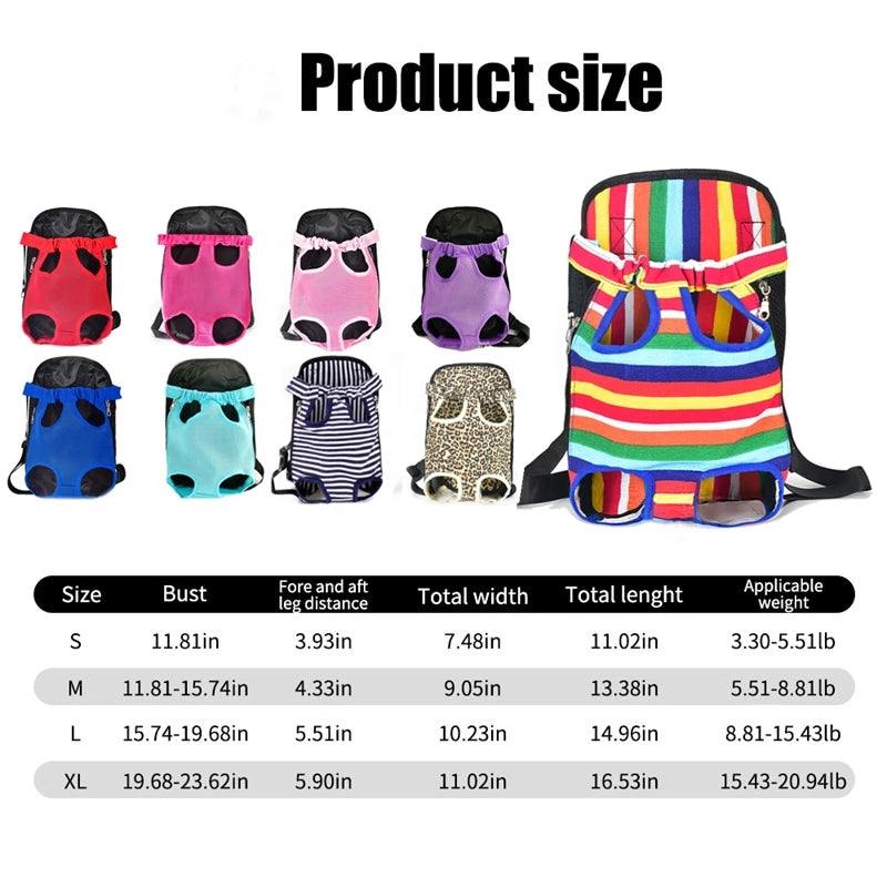 Sac Portable en Toile pour Chat et Chien
