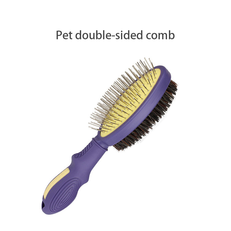 Peigne Double Face pour Chien et Chat - Démêlant & Massage