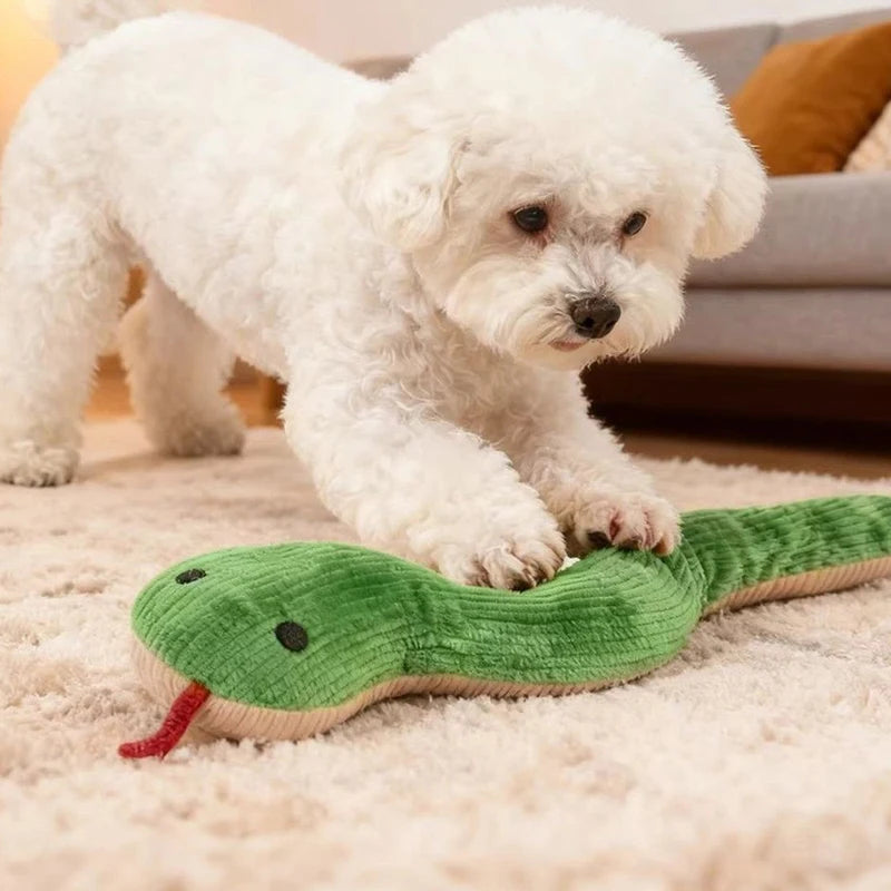 Jouet Serpent Interactif pour Chat & Chien – Peluche Kick 42cm Jeu d’Intérieur