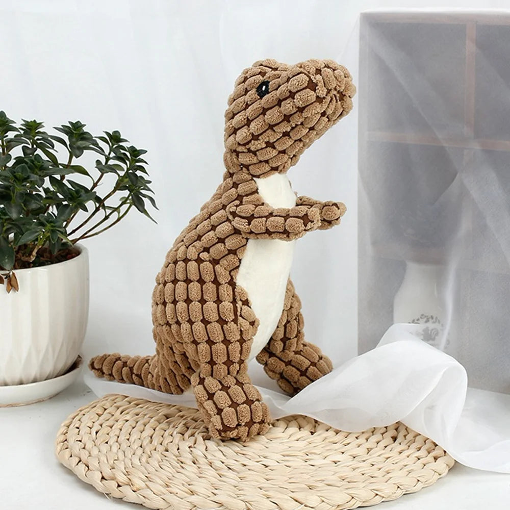 Peluche Interactive pour Chien & Chat – Jouet à Mâcher en Peluche Animaux (Tigre, Lion, Renard...)