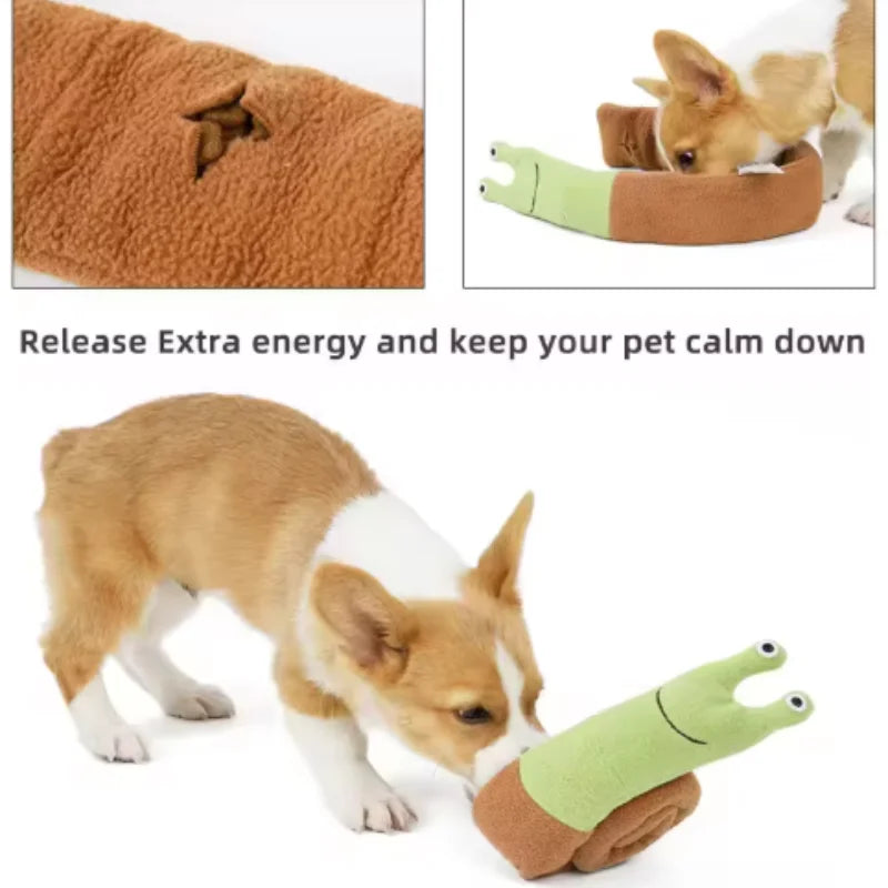 Tapis de Reniflage Escargot pour Chien & Chat – Puzzle Olfactif Anti-Ennui