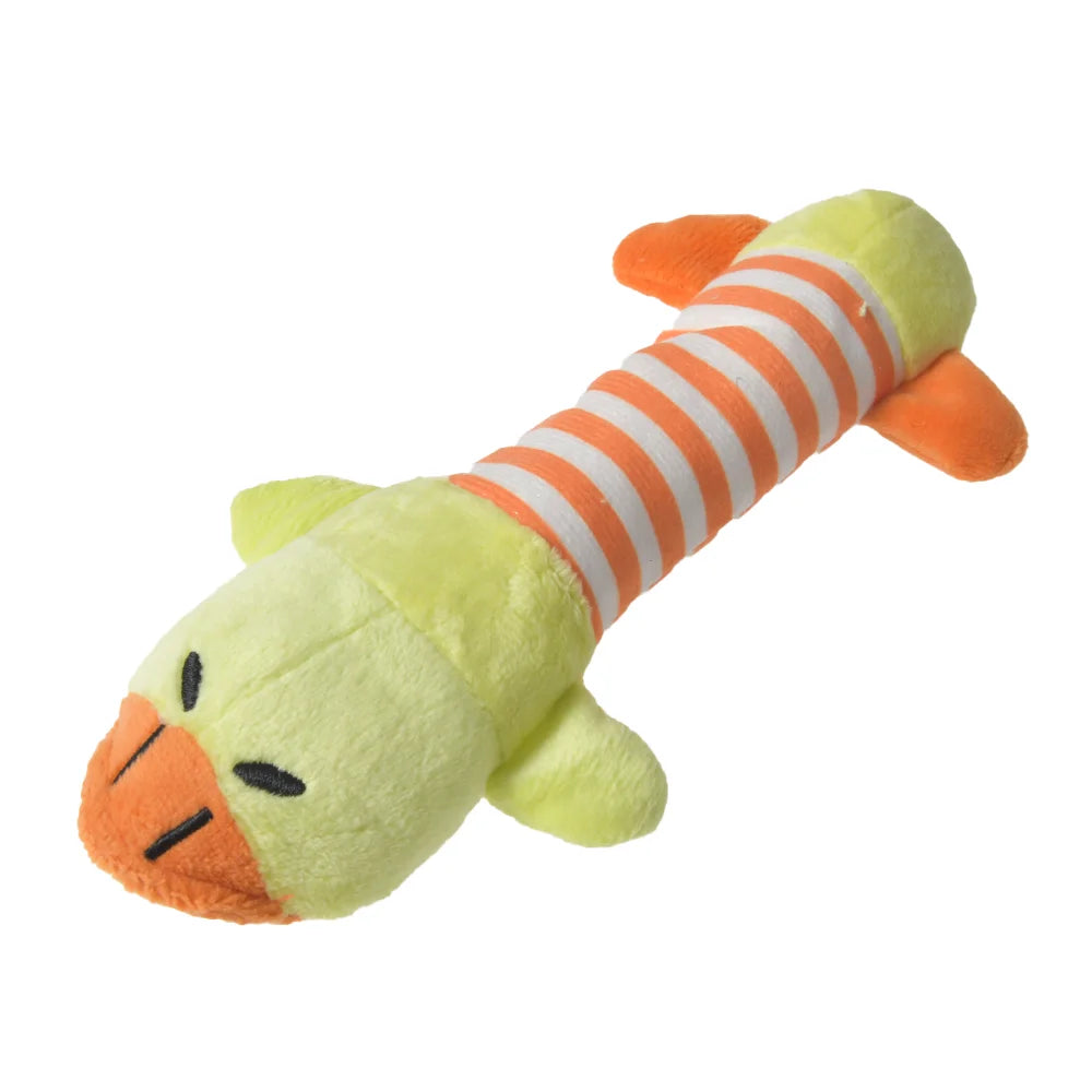 Peluche Interactive pour Chien & Chat – Jouet à Mâcher en Peluche Animaux (Tigre, Lion, Renard...)
