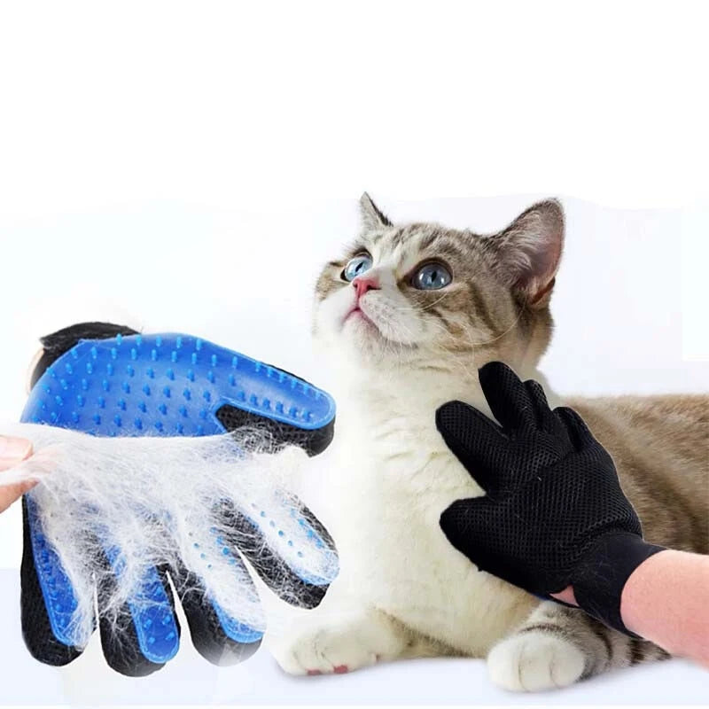 Gant de Toilettage & Massage pour Chien et Chat – Brosse de Bain Anti-Poils