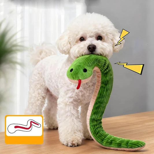 Jouet Serpent Interactif pour Chat & Chien – Peluche Kick 42cm Jeu d’Intérieur