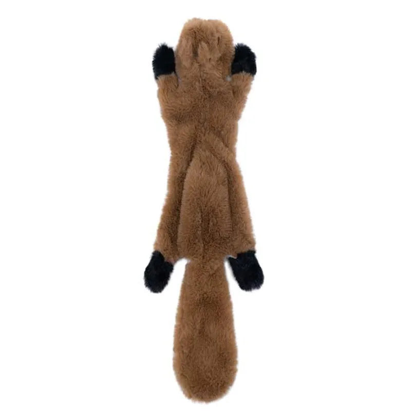 Peluche Interactive pour Chien & Chat – Jouet à Mâcher en Peluche Animaux (Tigre, Lion, Renard...)