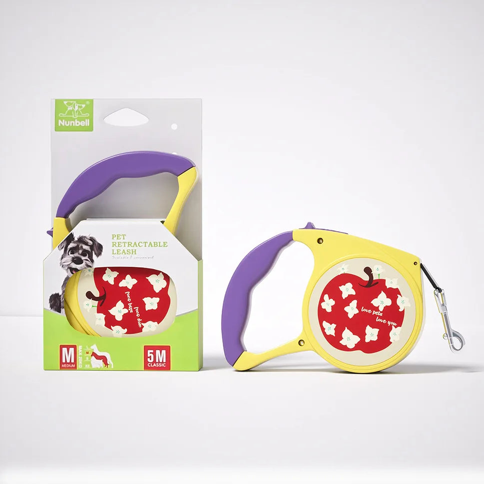 Laisse rétractable pour chien 5M - mécanisme automatique