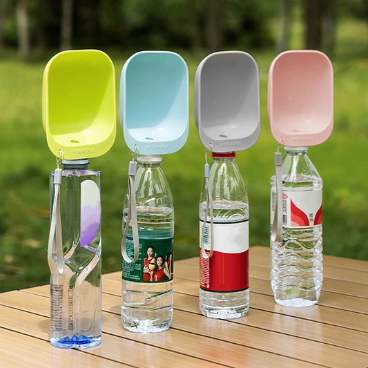 Distributeur d’Eau Portable pour Chien & Chat – Gourde de Voyage 13cm Antifuite
