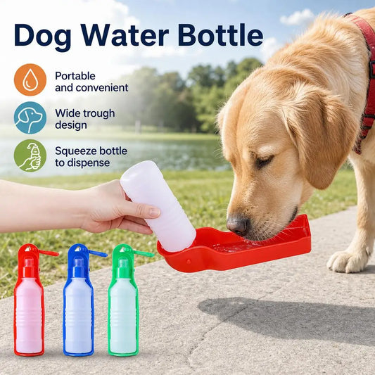 Gourde de Voyage pour Chien – Distributeur d’Eau Portable Antifuite pour Balades