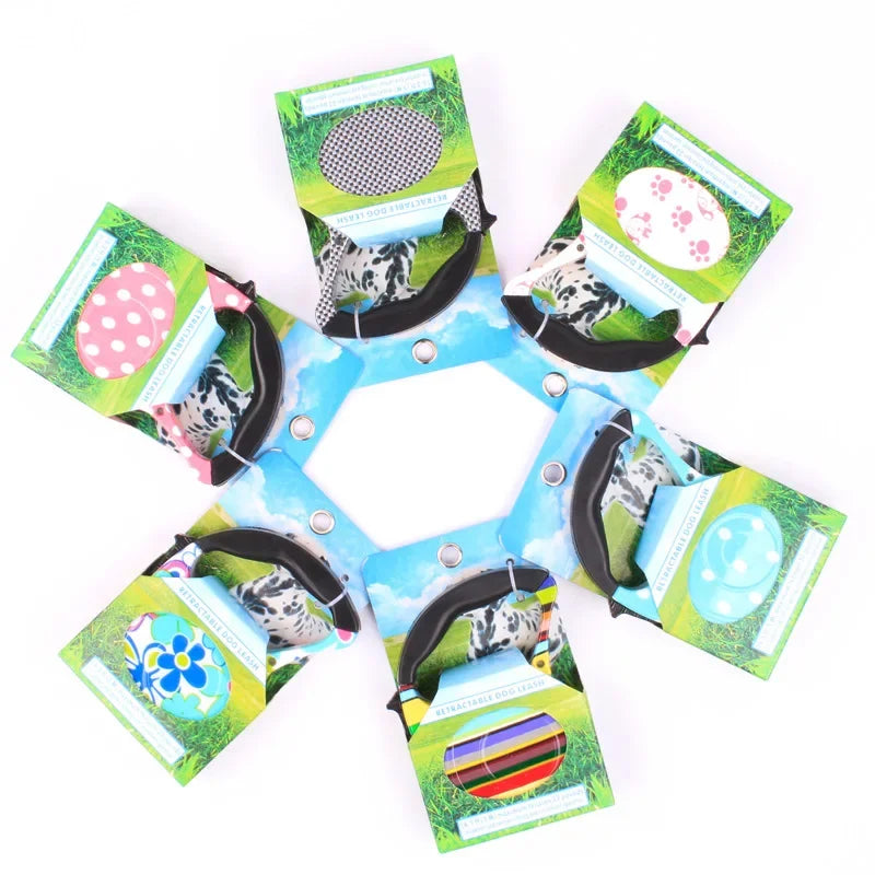 Laisse Rétractable pour Chien – 5M, Automatique, Flexible