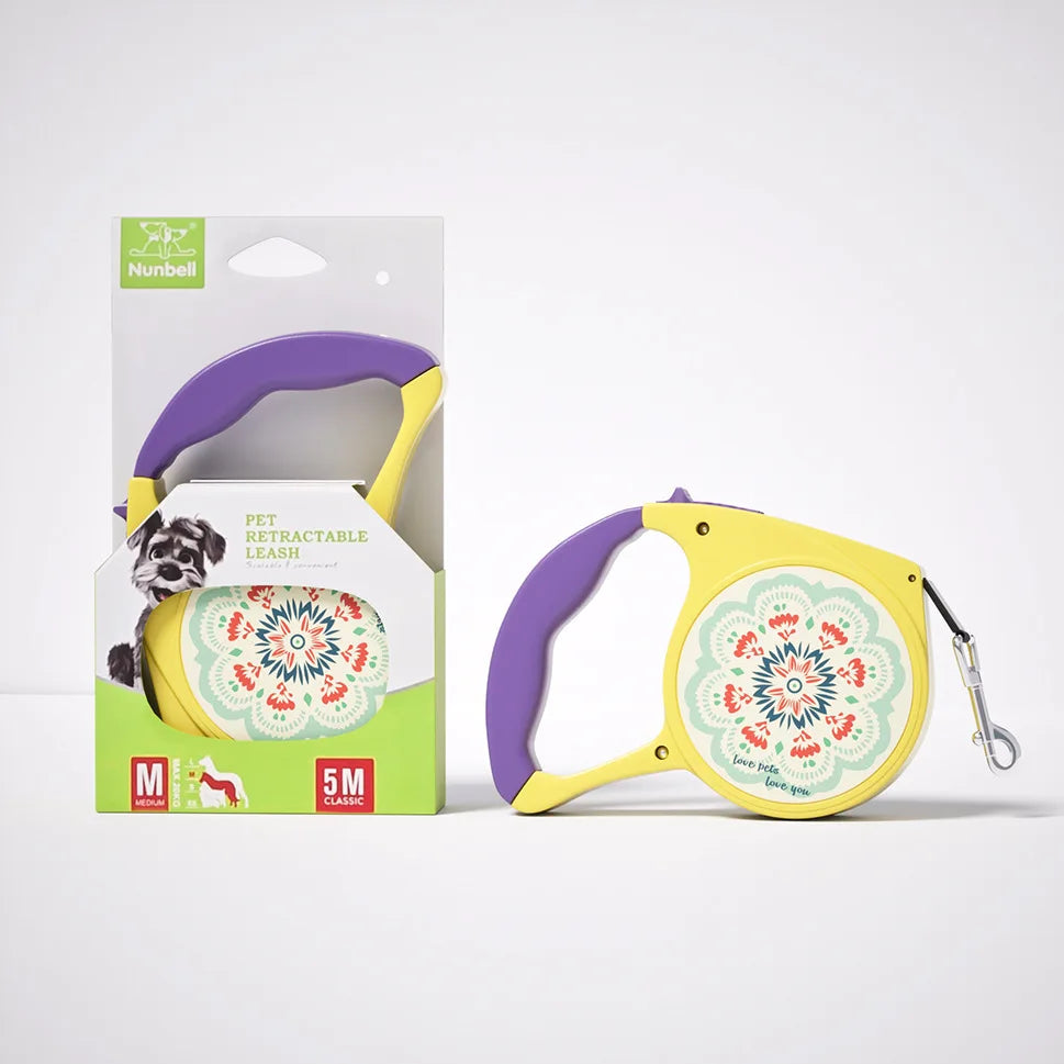 Laisse rétractable pour chien 5M - packaging