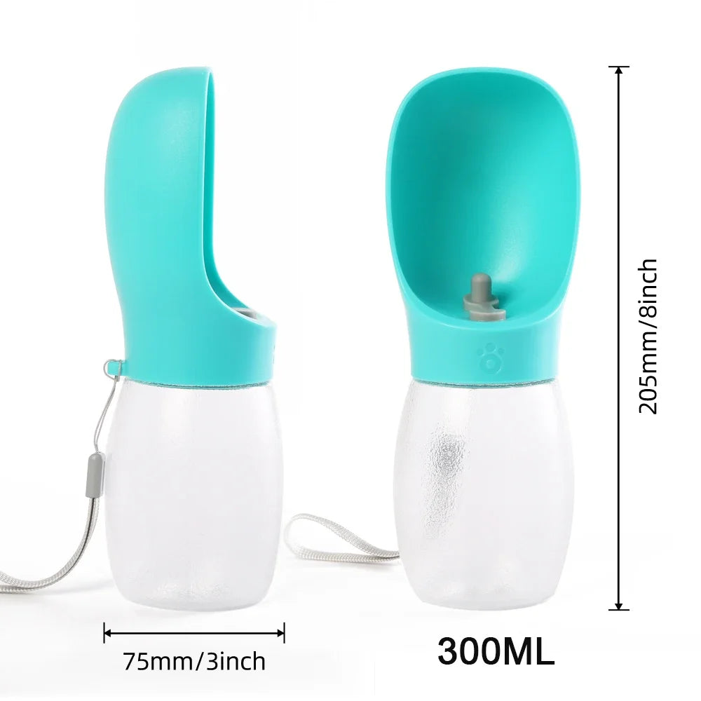 Gourde Portable pour Chien 300ml – Gamelle de Voyage pour Chiot, Chat & Chien