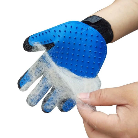 Gant de Toilettage & Massage pour Chien et Chat – Brosse de Bain Anti-Poils